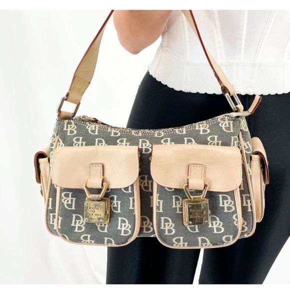 Dooney & Bourke Handbags - Dooney and Bourke Y2K Monogram Print Purse